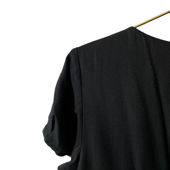 Boden Cap Sleeve Sheath Black Dress Size 14R - Picture 7 of 10